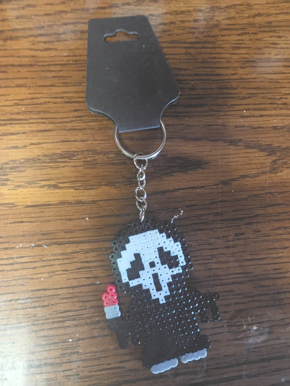 Handmade Ghostface Keychain